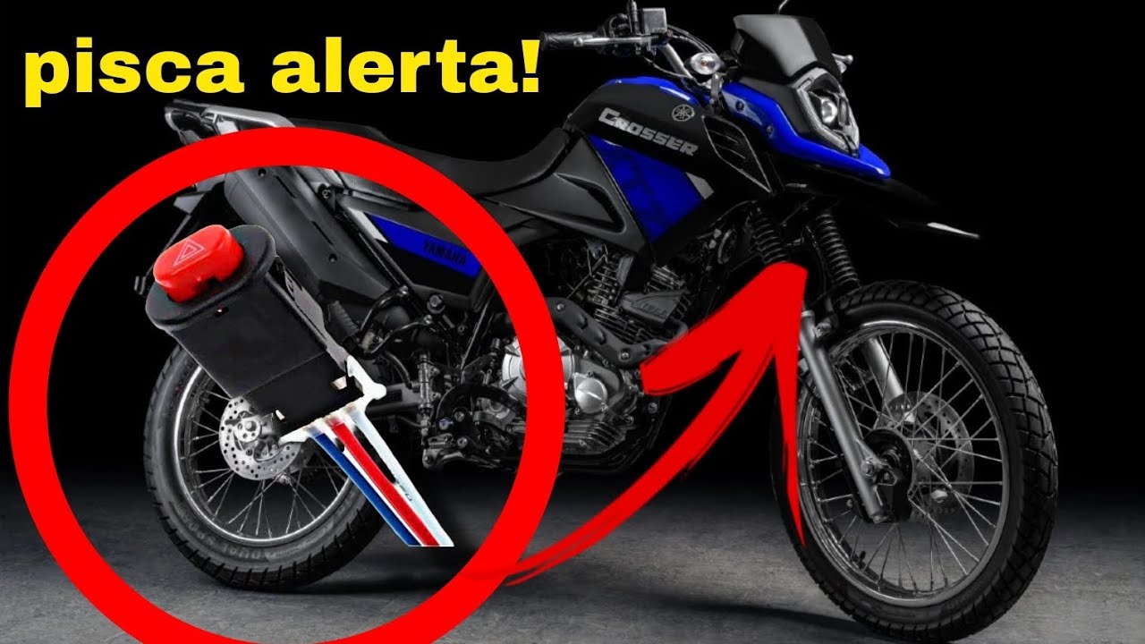 MÉTODO PISCA ALERTA NA CROSSER 2023 YAMAHA
