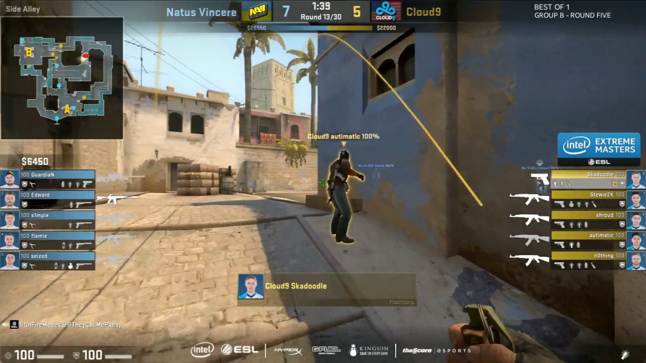 Skadoodle forgets to buy weapons with $6k!