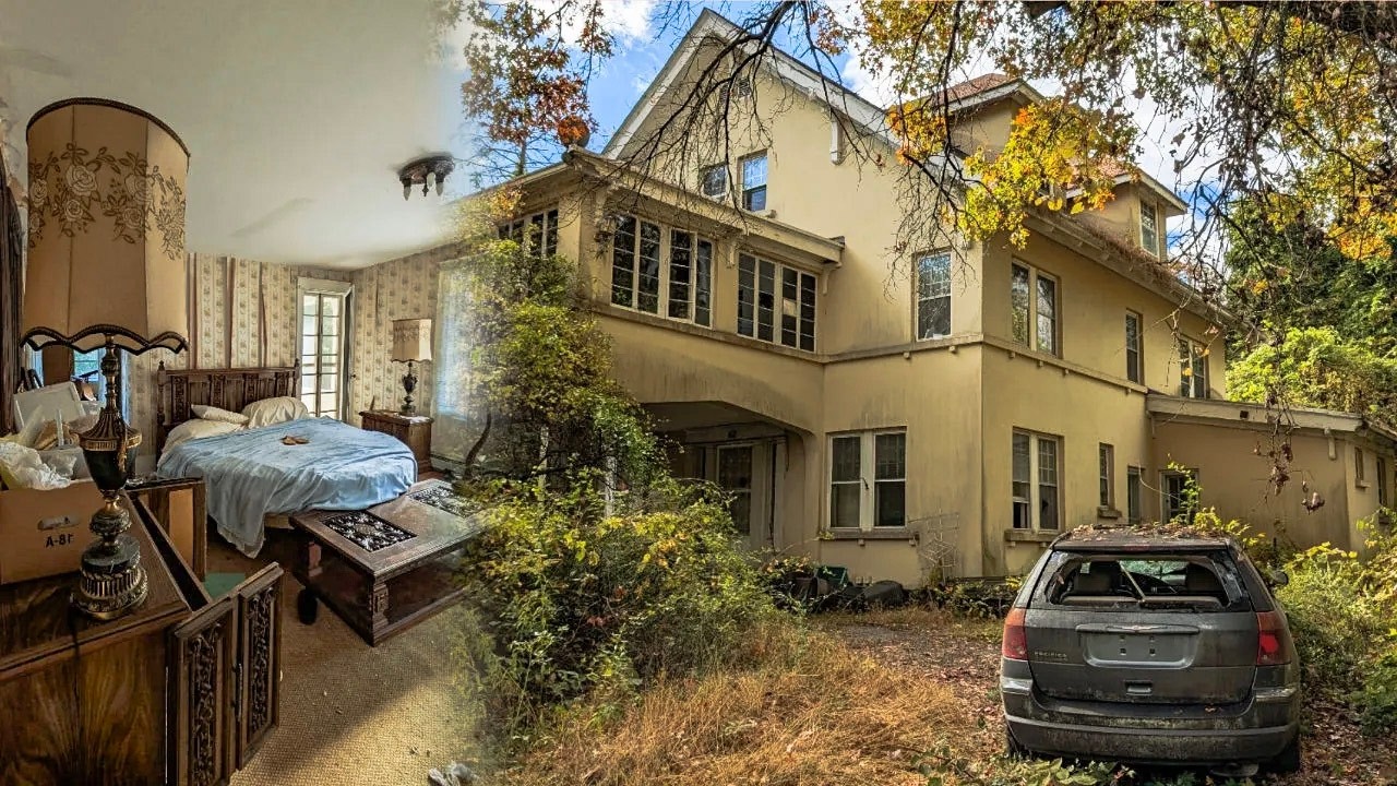 Millionaire's ABANDONED Mansion Estate With EVERYTHING Left Behind | 4 Houses, Cars!