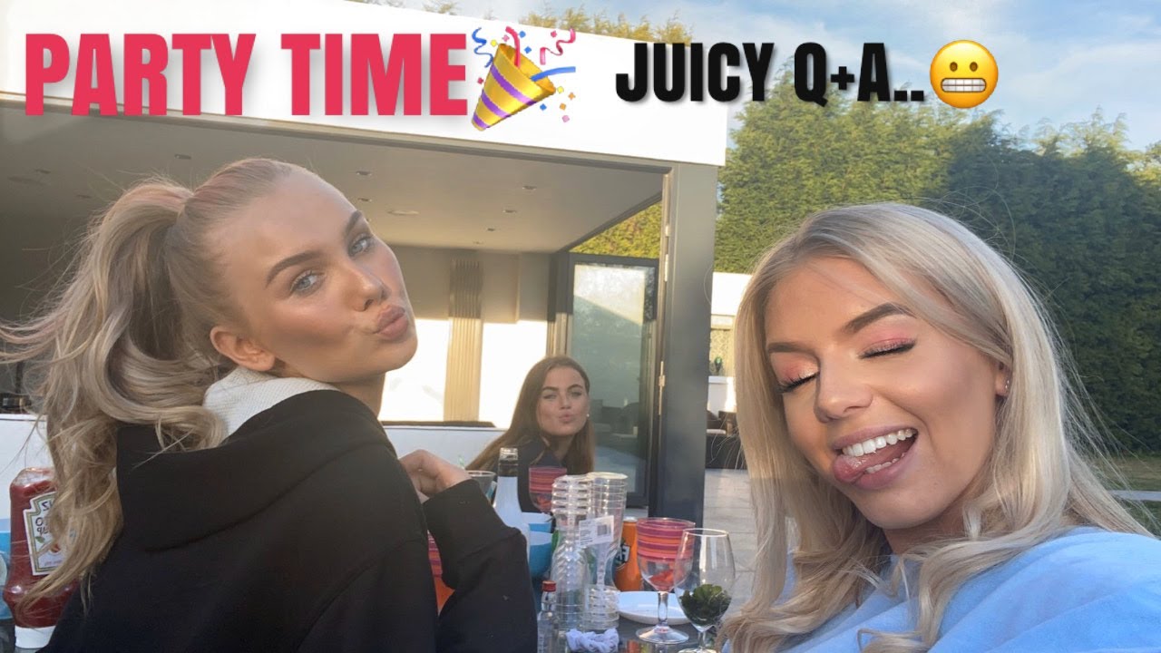 grwm juicy q+a AND party at home :)