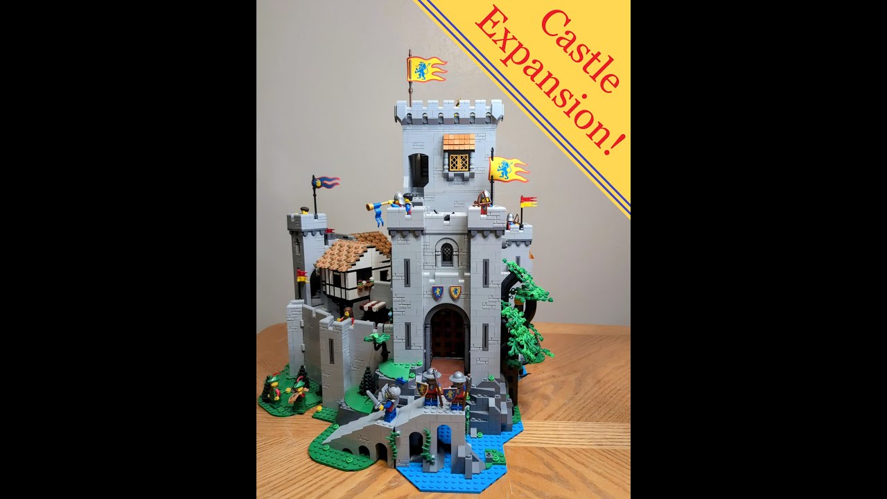 Lego Lion Knight's Castle Expansion!