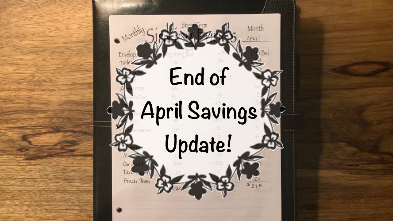 Sinking Funds Update | April 2021| Beginner Budgeting | My Very First Month Done ✅