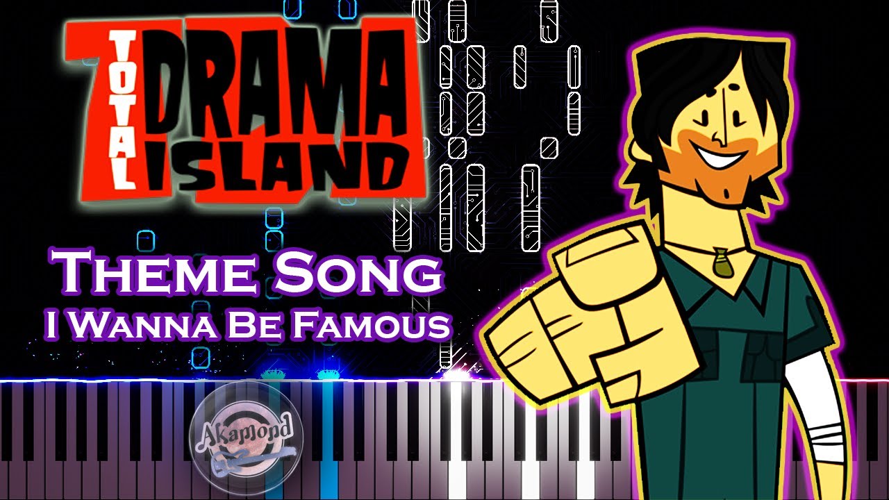 Total Drama Island Theme Song Piano Tutorial And Cover - Drama Island Theme Song Piano