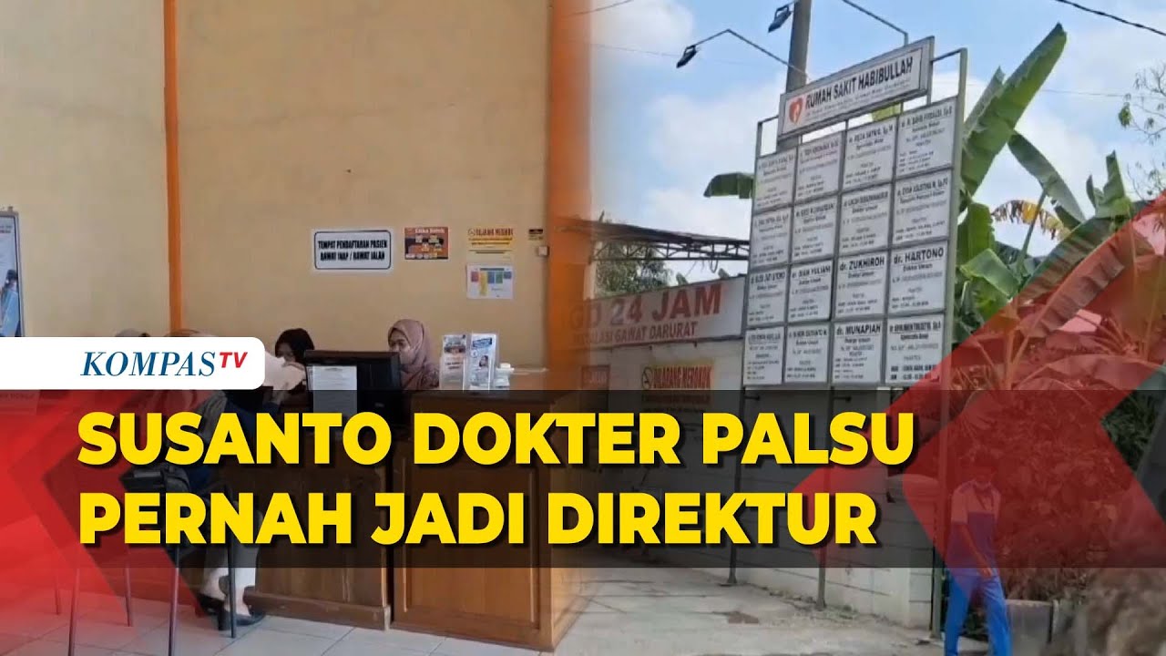 Kelakuan Susanto Dokter Gadungan Pernah Jadi Direktur Rumah Sakit dan Dokter Spesialis