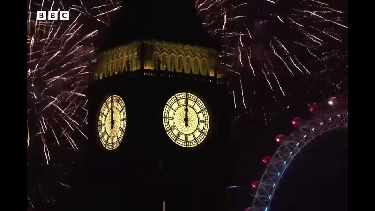 Happy New Year Live! 🎆 London Fireworks 2023 🔴 BBC