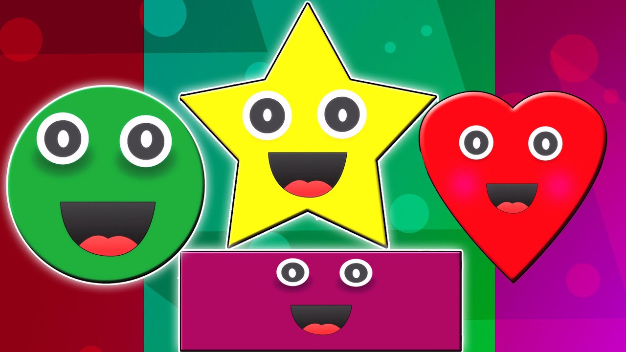 Forma Canção | Desenhos animados para crianças | vídeo educativo | video crianças | Shape Song