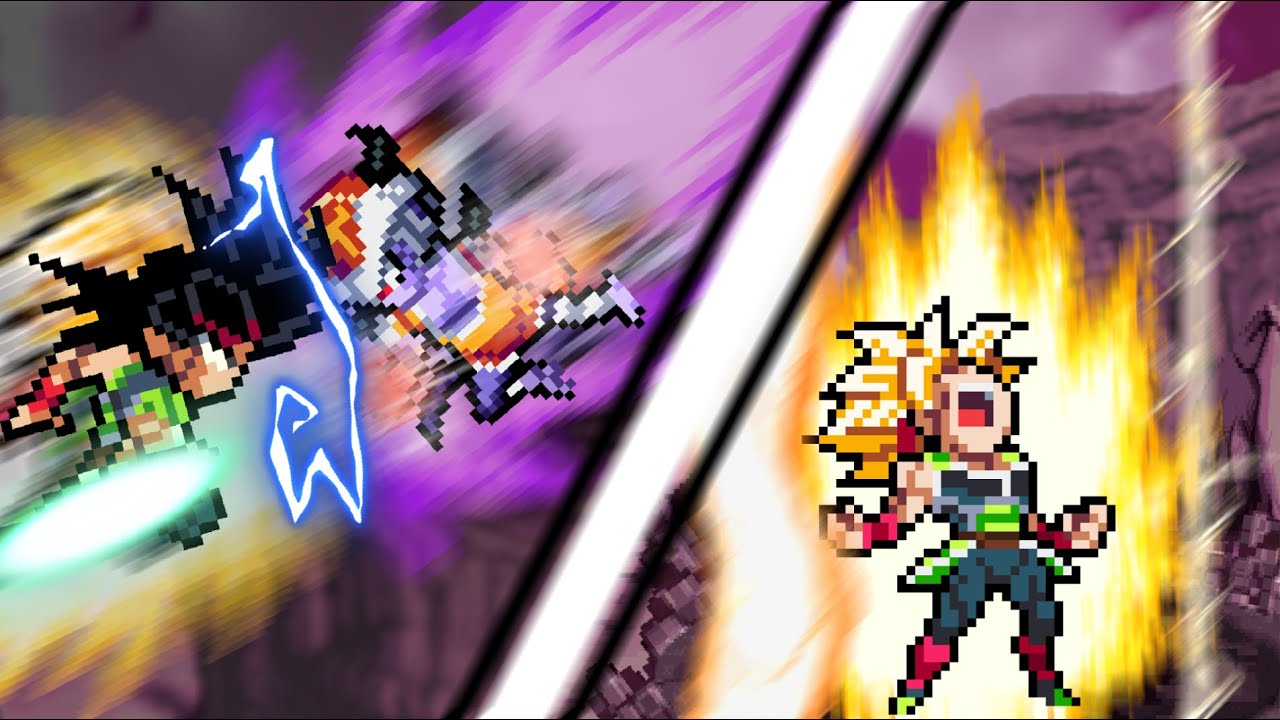 Bardock Vs Chilled | Pivot Animator | Sprite Animation