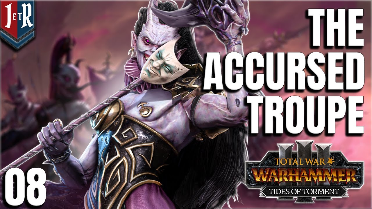 Маска Слаанеша и Проклятая труппа - Приливы мучений - Total War Warhammer 3 #08