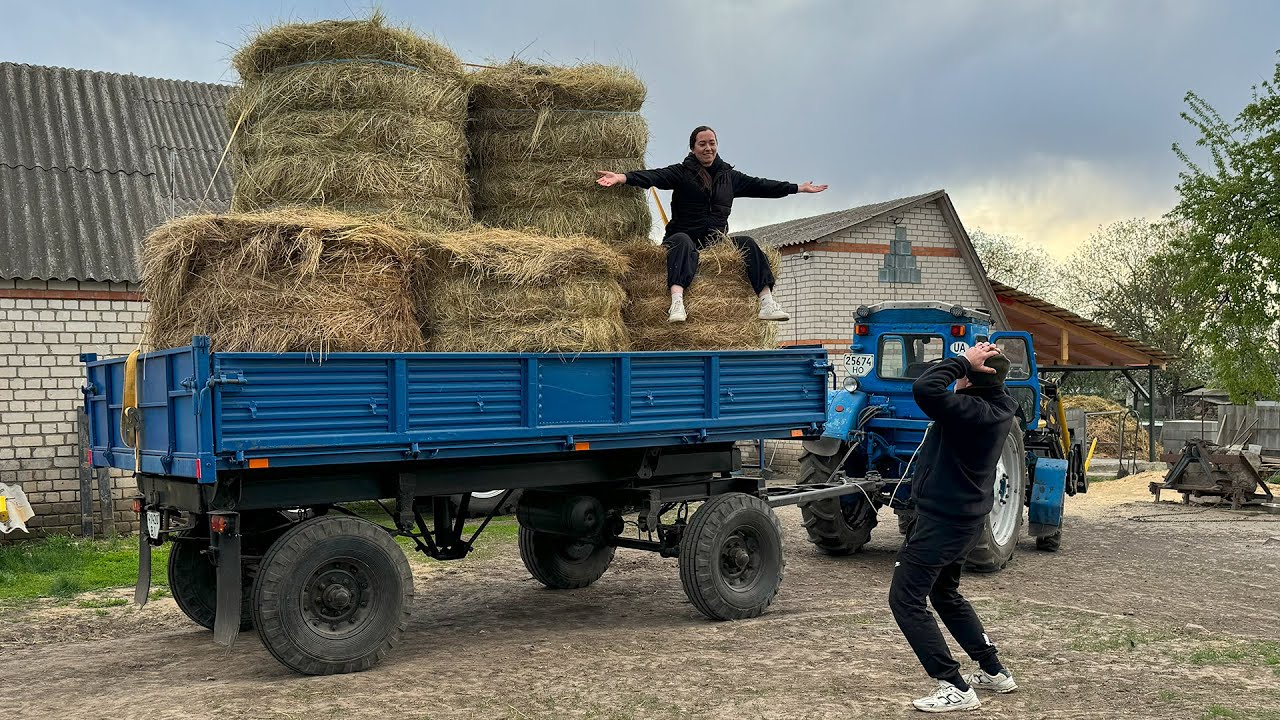 Все буде Україна! Маленька ферма. За день заготовили сіна на рік...