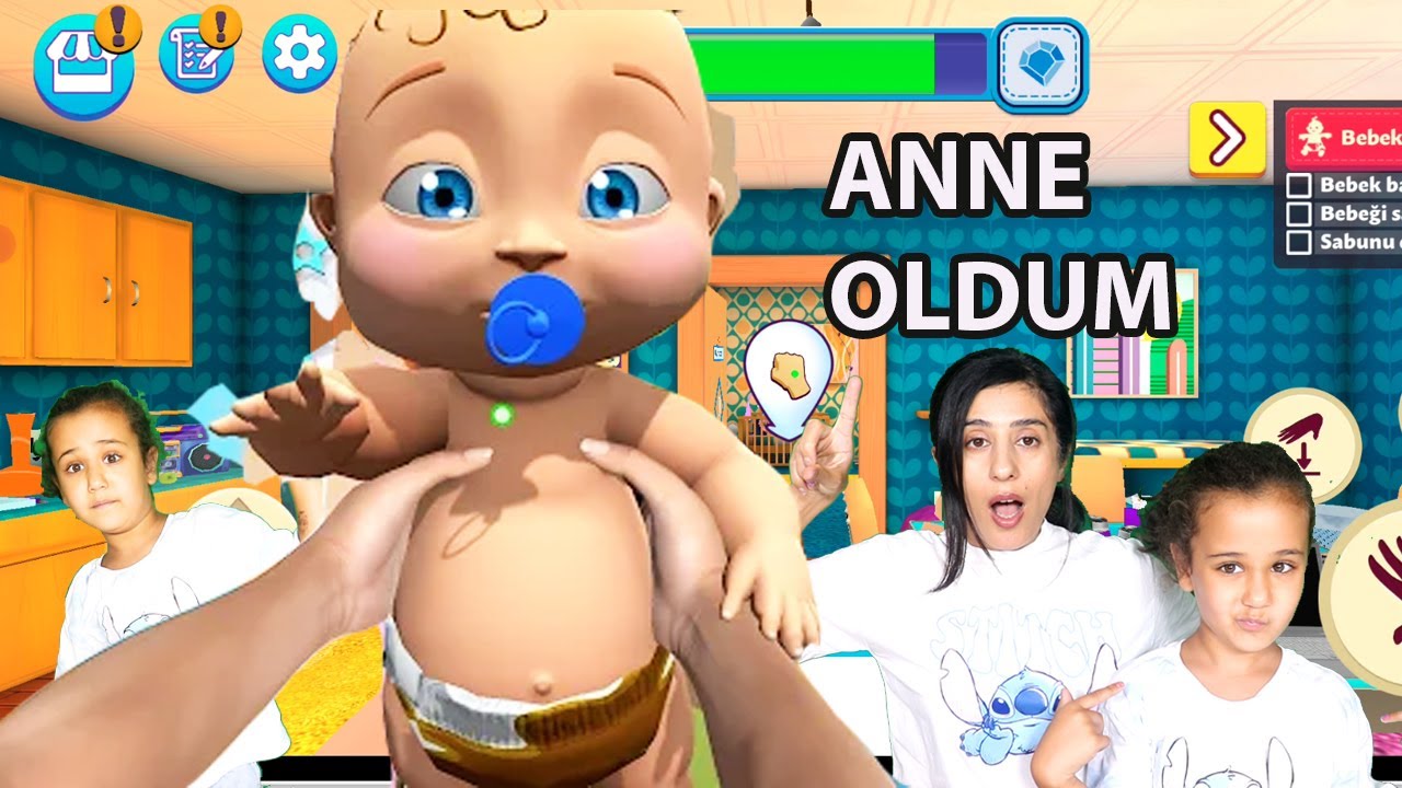 ANNE OLDUM MOTHER SIMULATOR YENİ BİR OYUN OYNADIK ESRA GAMES