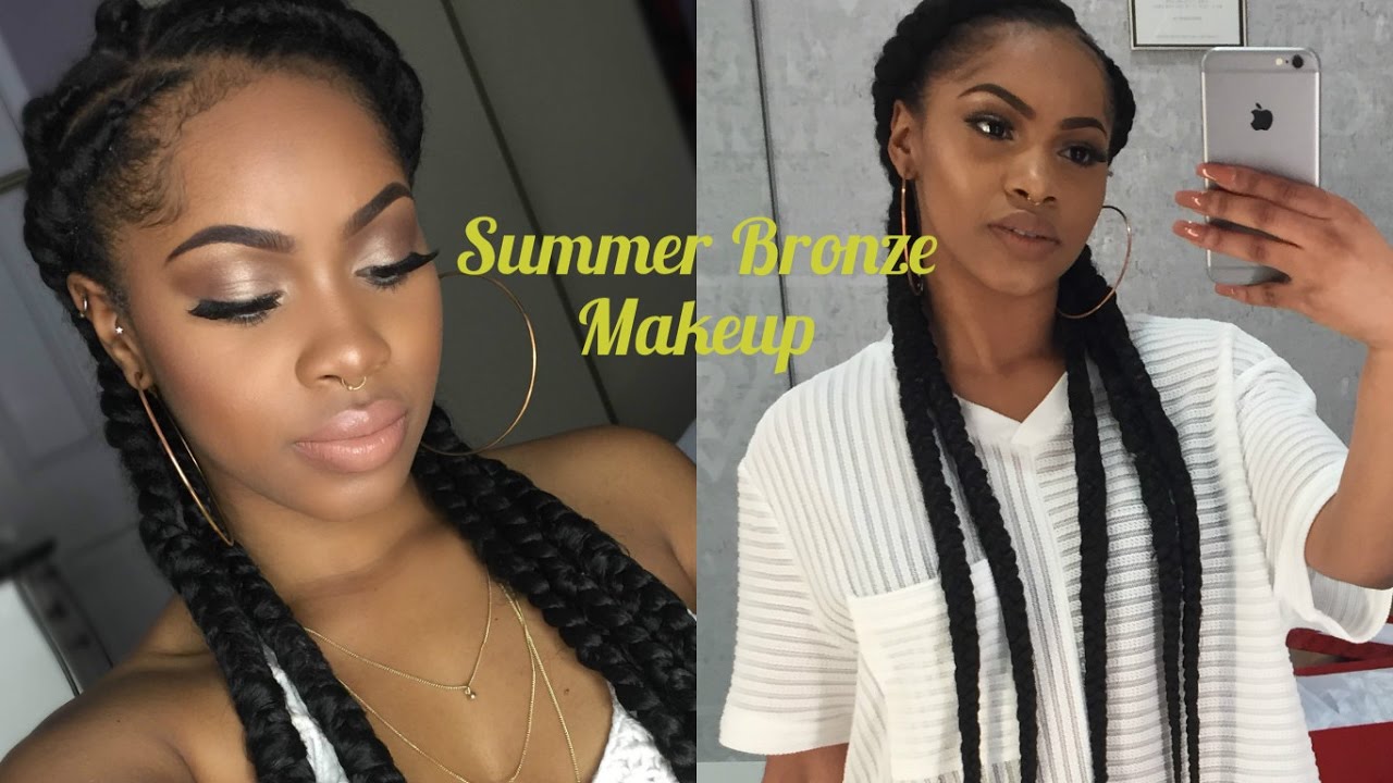SUMMER BRONZE GLOW MAKEUP