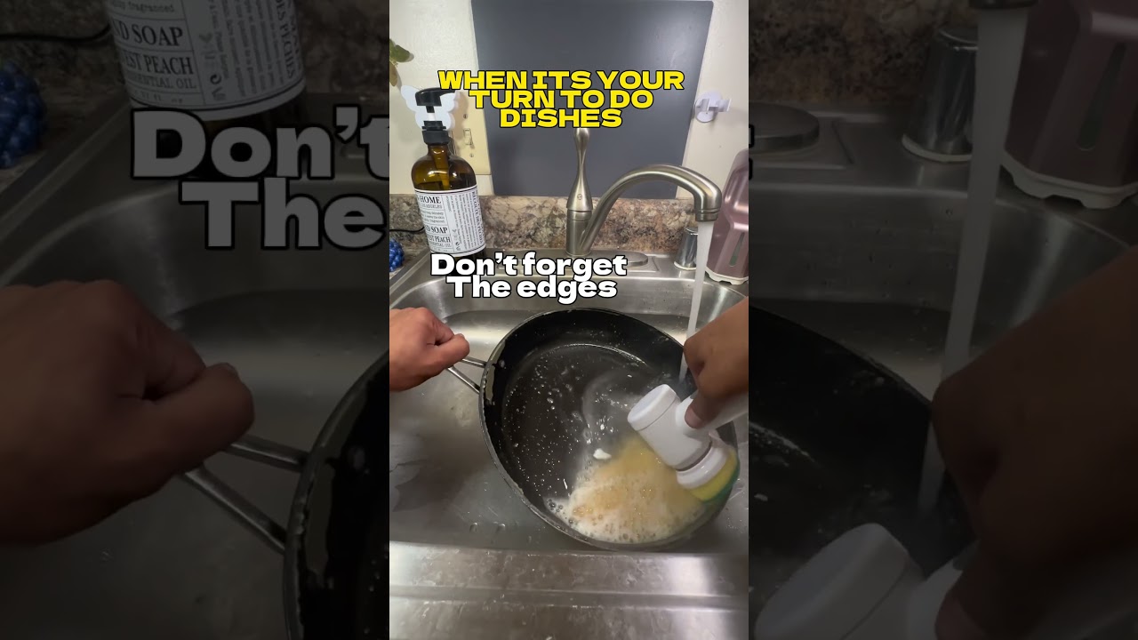 Viral TikTok automatic dish scrubber #shorts