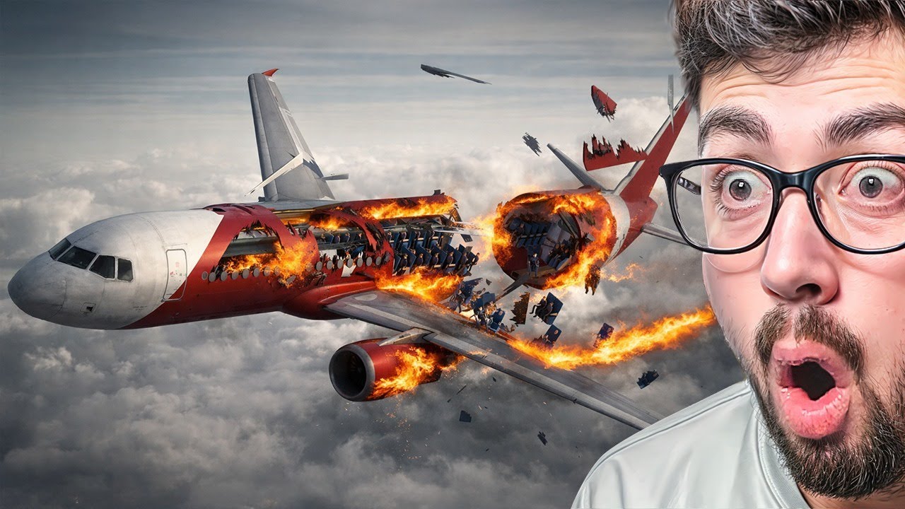 ATERRIZAJES DE EMERGENCIA Y ACCIDENTES DE AVIONES 😱 | Besiege Español