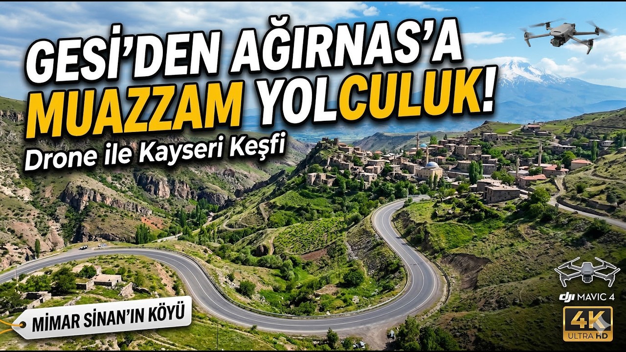 Gesi’den Ağırnas’a Muazzam Yolculuk! | DJI Standart Combo 4 Pro 4K