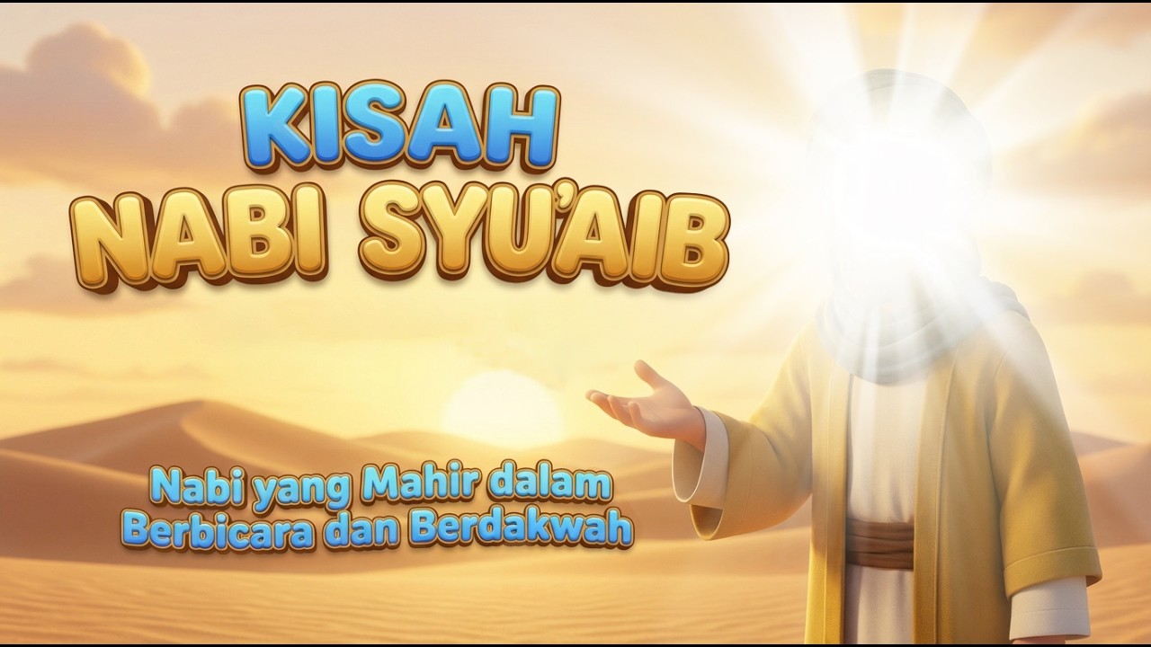 EPS. 13 KISAH NABI SYU'AIB - NABI YANG MAHIR DALAM BERBICARA DAN BERDAKWAH - 25 PETUALANGAN RASUL