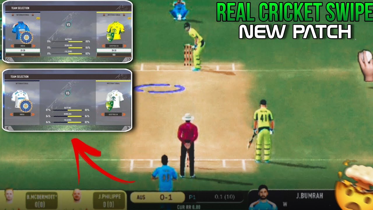 !! Rc Swipe New patch 🤯 🔥 | All team latest jerscy odi , T20 aur test 🤩!!