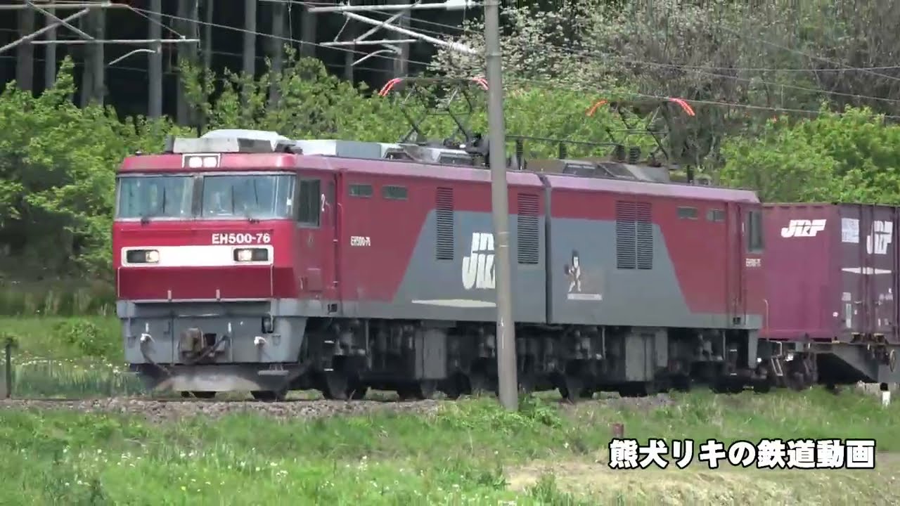 JR貨物 EH500 金太郎 東北本線コンテナ貨物列車 3054レ 2024年まとめ