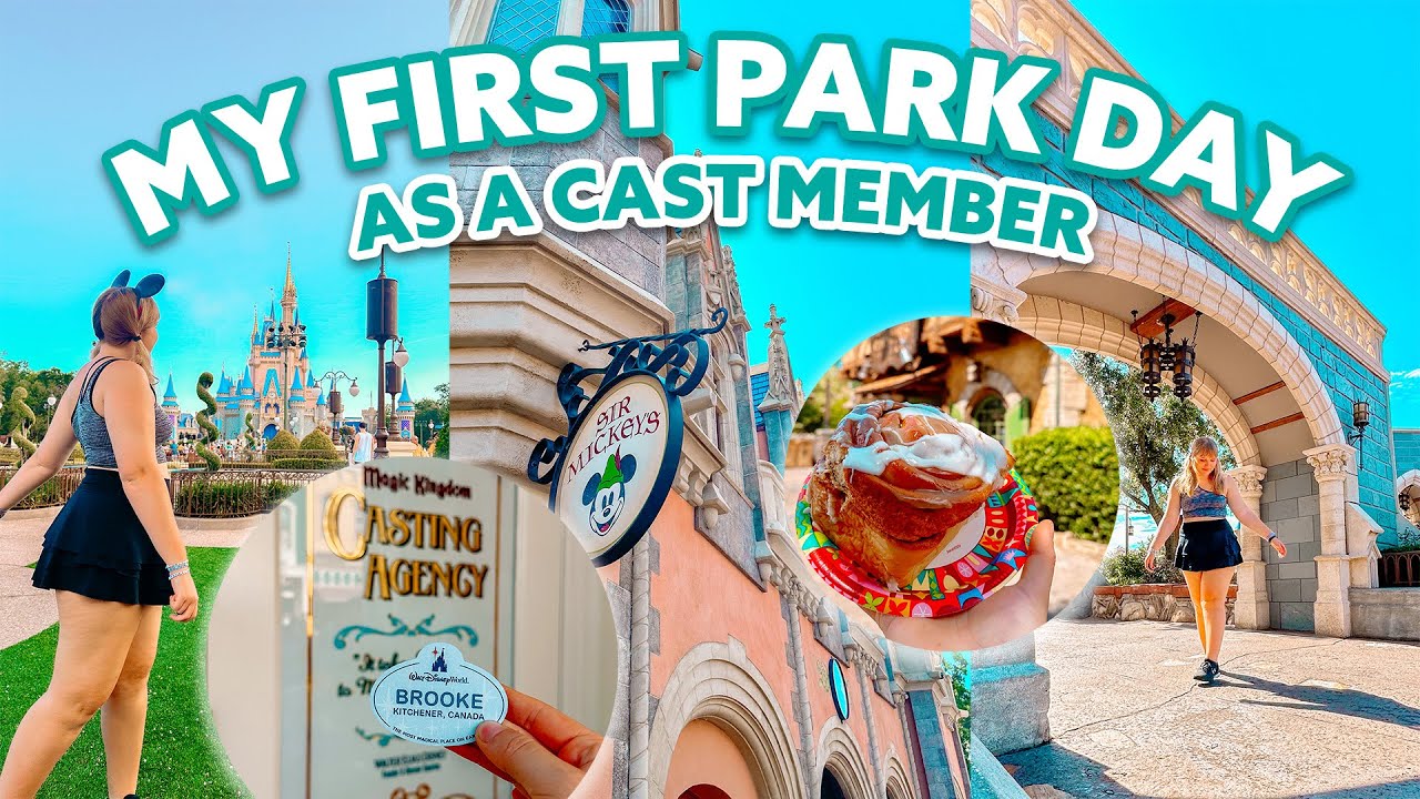 MY FIRST PARK DAY AS A CAST MEMBER | DCP Vlog 2023