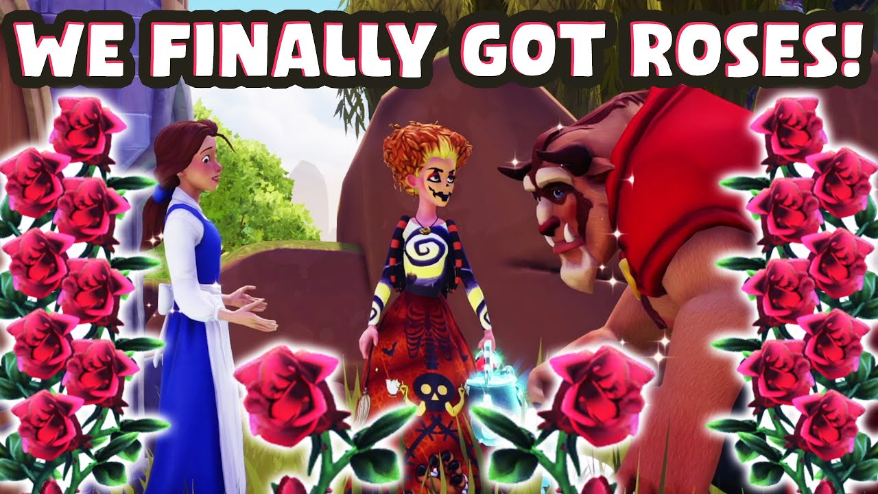 DISNEY Dreamlight Valley. Beast Level 10 Friendship Quest Was Incredible! We Got ROSES!