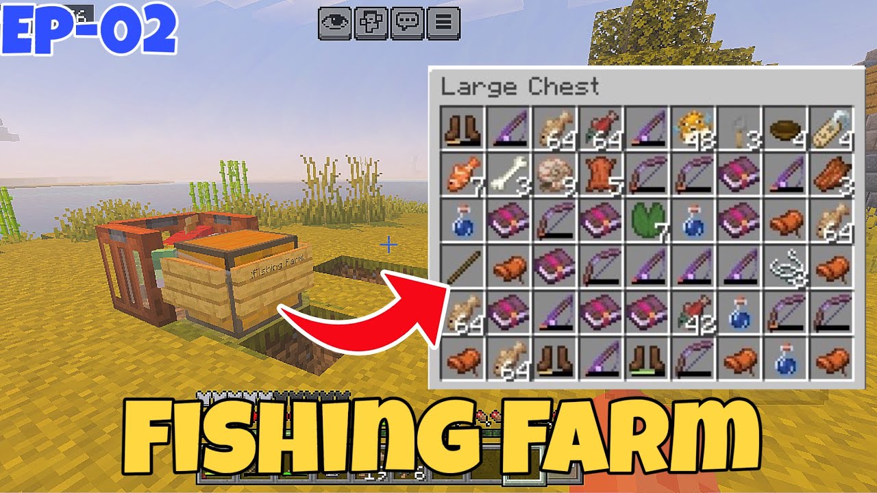 I Made a Best FISHING FARM in my SURVIVAL series 🤩🔥!!!!|In हिंदी | |POCKET EDITION|