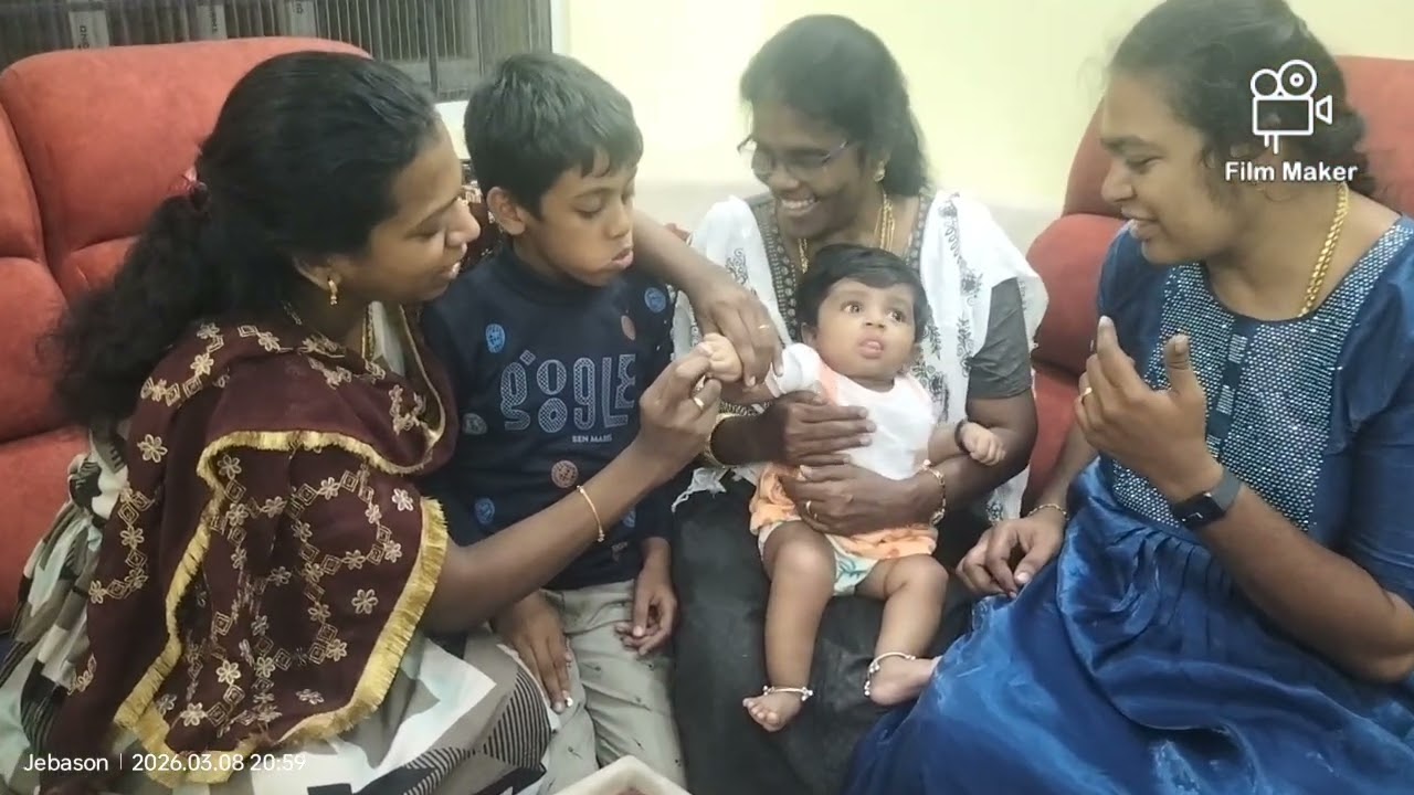 Women's day celebration at our family on 8th March 2026, Sunday.