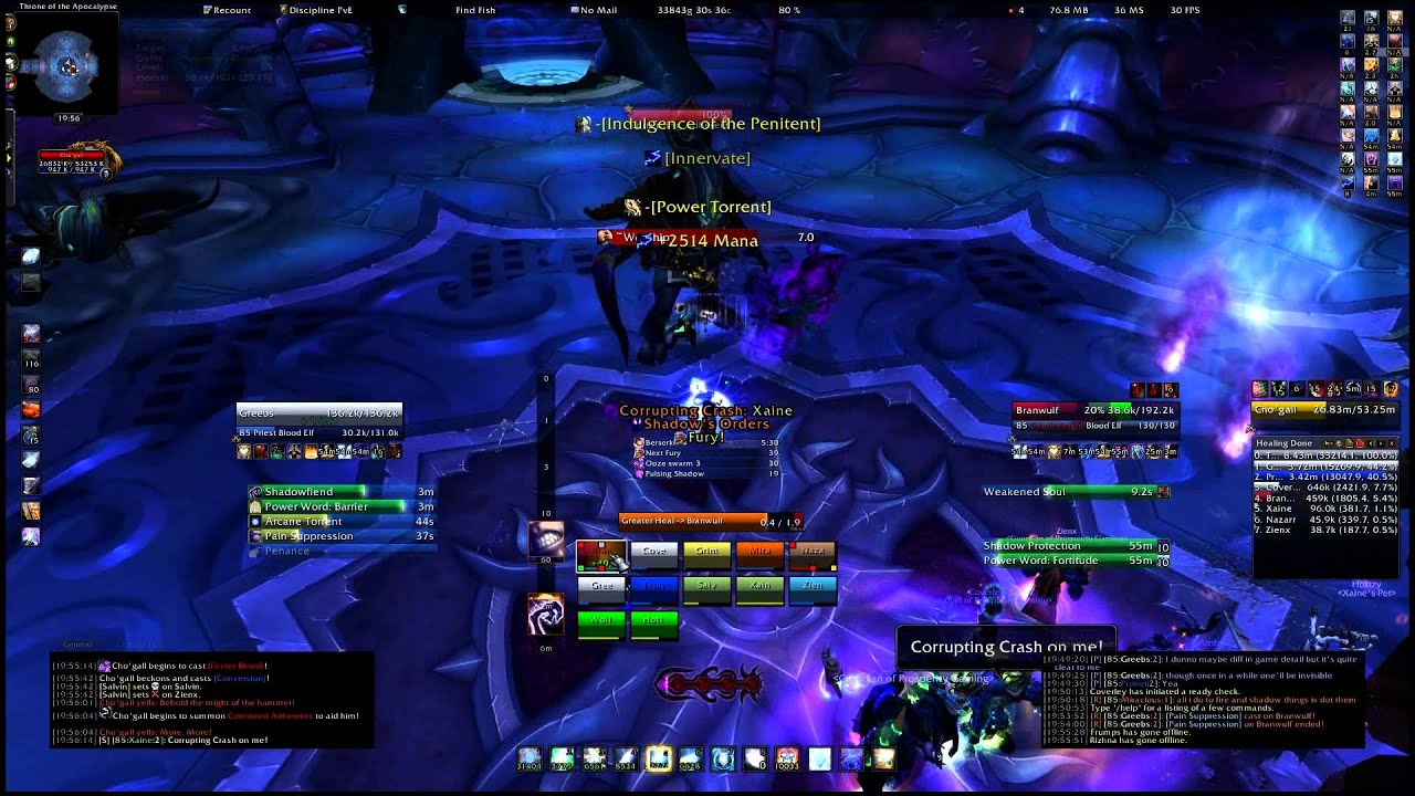 [Full HD] TBA vs. Cho'gall - 10 man Heroic - Disc Priest PoV