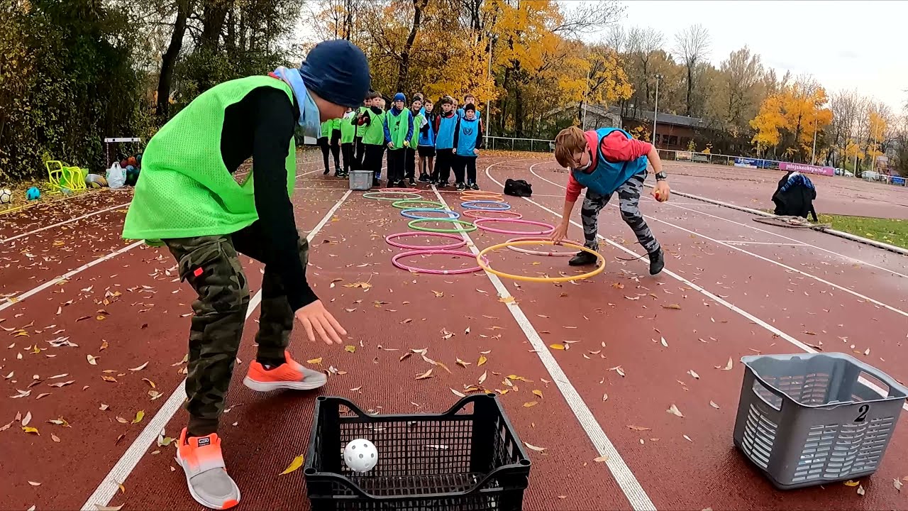 Gry i zabawy ruchowe na podwórku: wszechstronny rozwój. SP9 Białystok. Triathlon dla każdego.