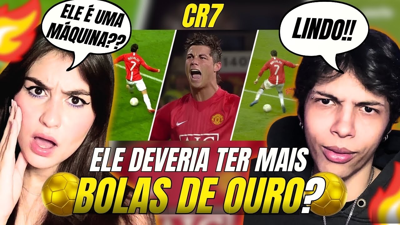 Cristiano Ronaldo 2008 ► Ballon d'Or Level Skills 👑 - VT e LELE React