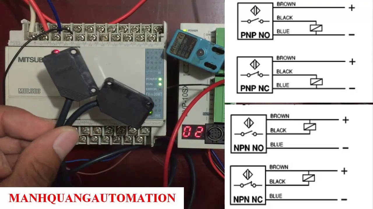 PHÂN BIỆT CẢM BIẾN DẠNG PNP & NPN