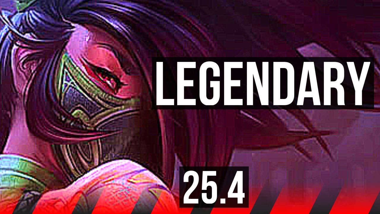 AKALI vs DARIUS (TOP) | 8 solo kills, Legendary, 15/3/13 | KR Master | 25.4