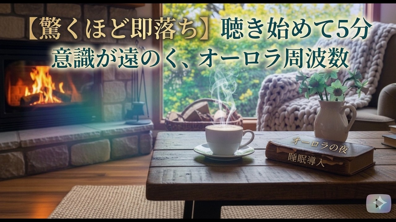 【極上の睡眠】凍てついた心が溶ける夜｜深い眠りへ誘うオーロラ音楽｜1時間 睡眠導入・疲労回復・リラックス BGM