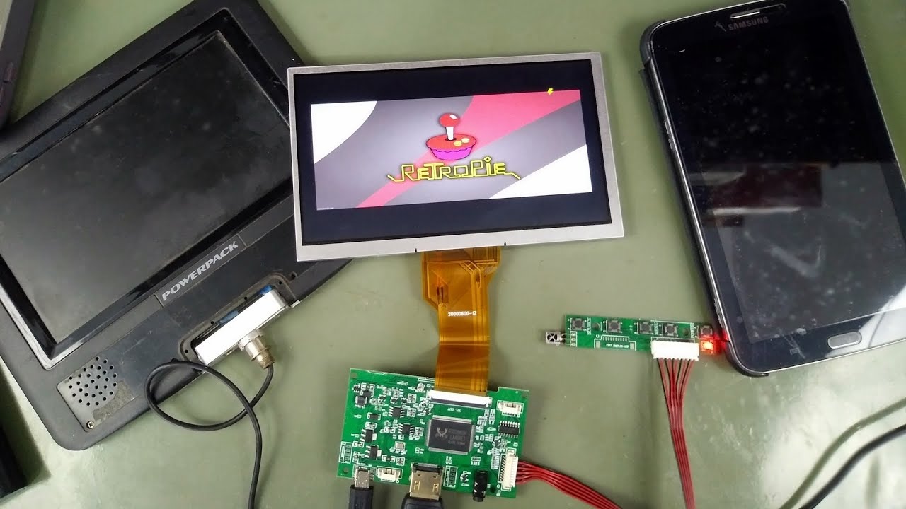 Como Ligar uma Tela de Tablet ou DVD na HDMI - Reaproveitando LCD de 7 polegadas