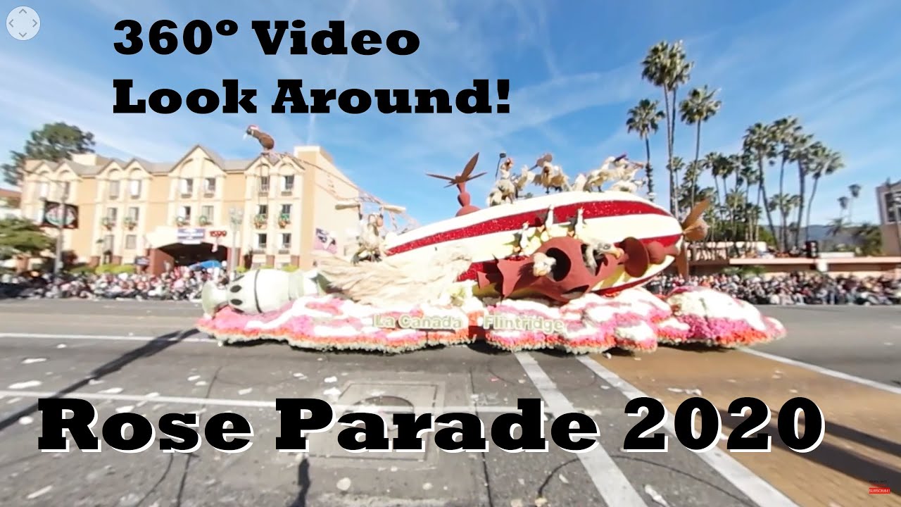 2020 Pasadena Tournament of Roses - Rose Parade - New Years Day in 360 VR 4K Full Show - VR VIDEO