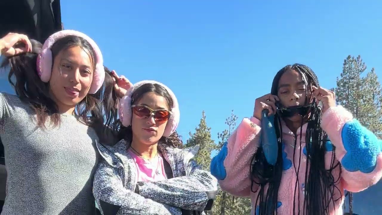 Big Bear! (my third time snowboarding)