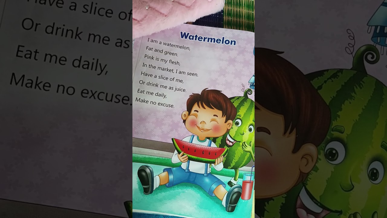 Watermelon 🍉 rhymes | The Rhymes Name is Watermelon