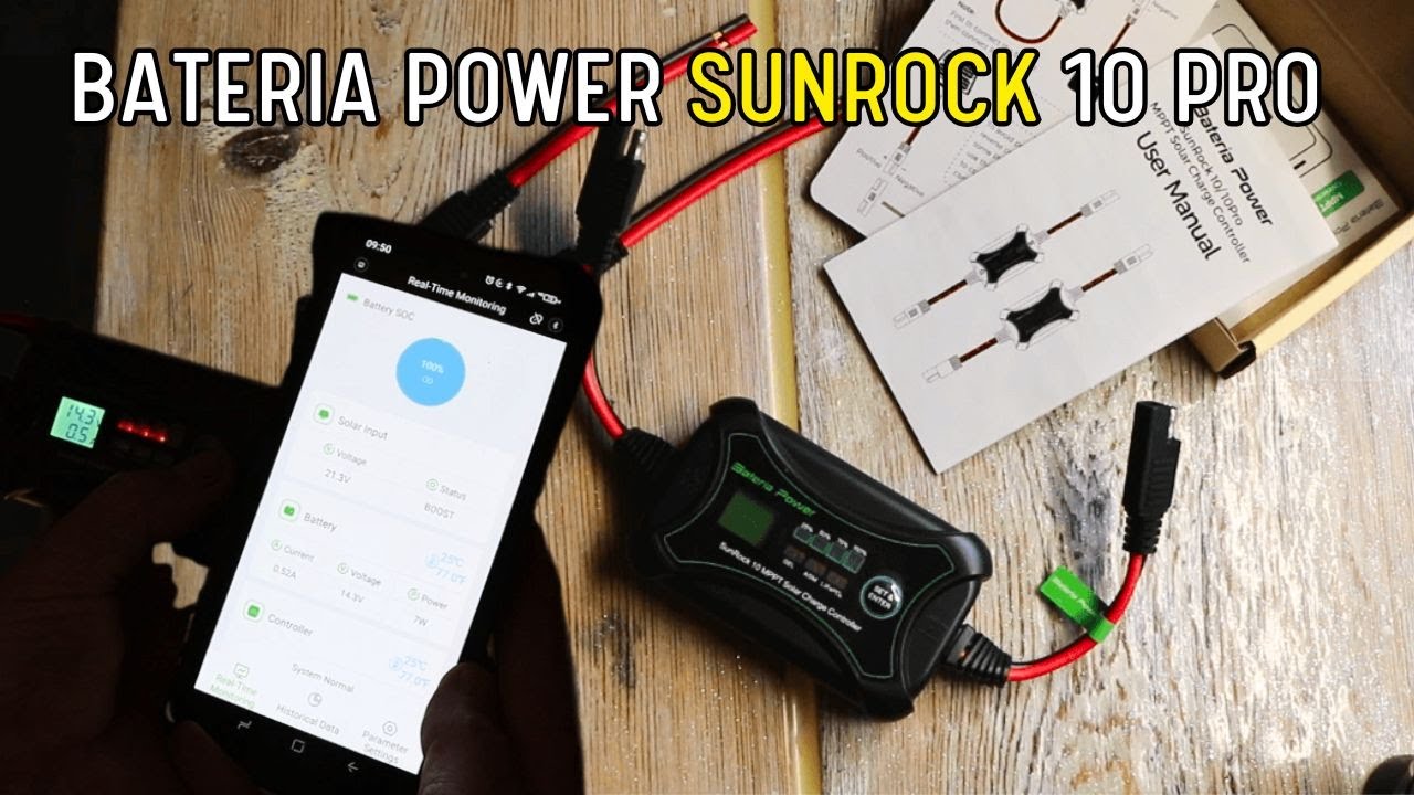 BATERIA POWER Solar Controller | SunRock 10Pro Bluetooth