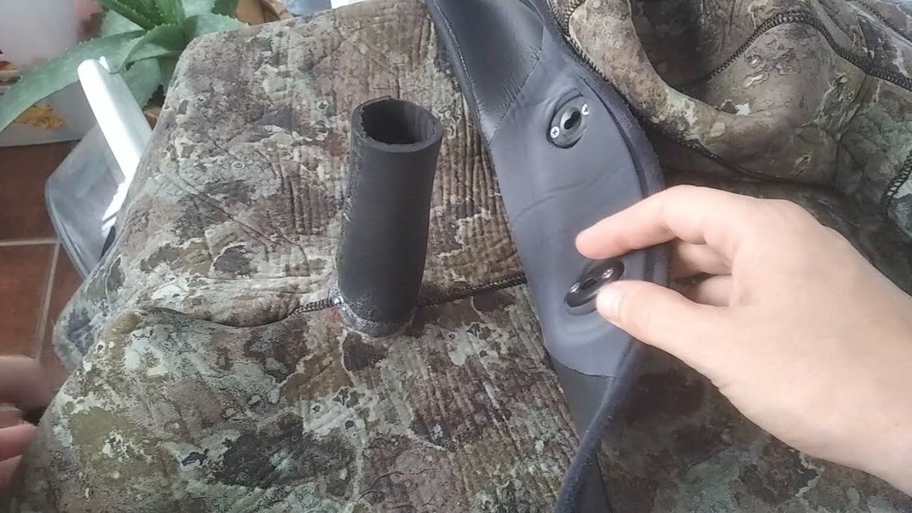 Cómo hacer e instalar un pisete en traje de neopreno.