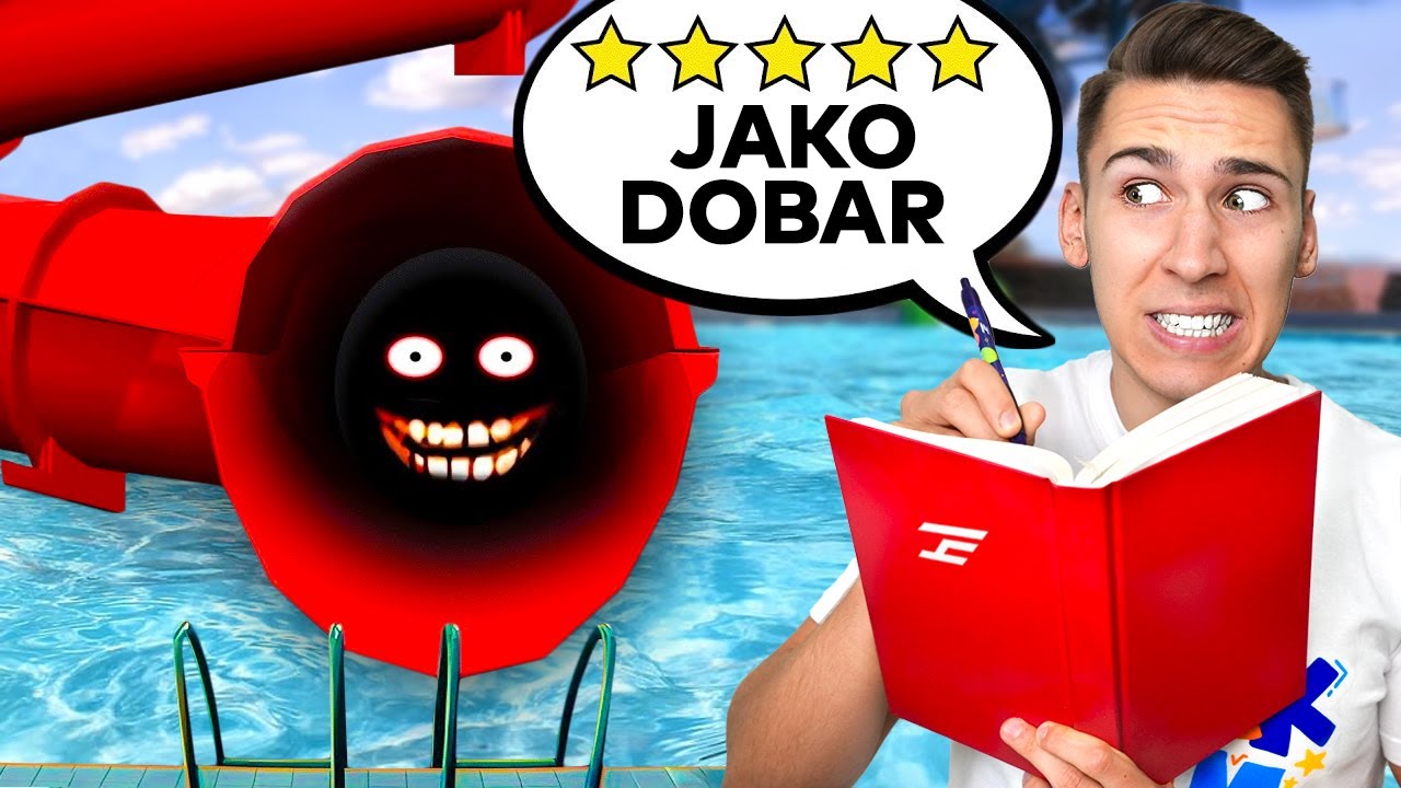 ISPROBAVAM ČUDNE VODENE TOBOGANE!!
