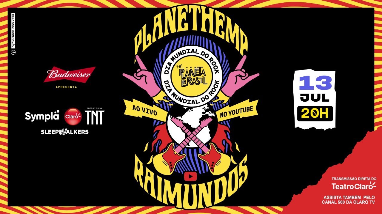Planet Hemp + Raimundos | Live Planeta Brasil | Dia Mundial do Rock | Fique Em Casa e Cante #Comigo