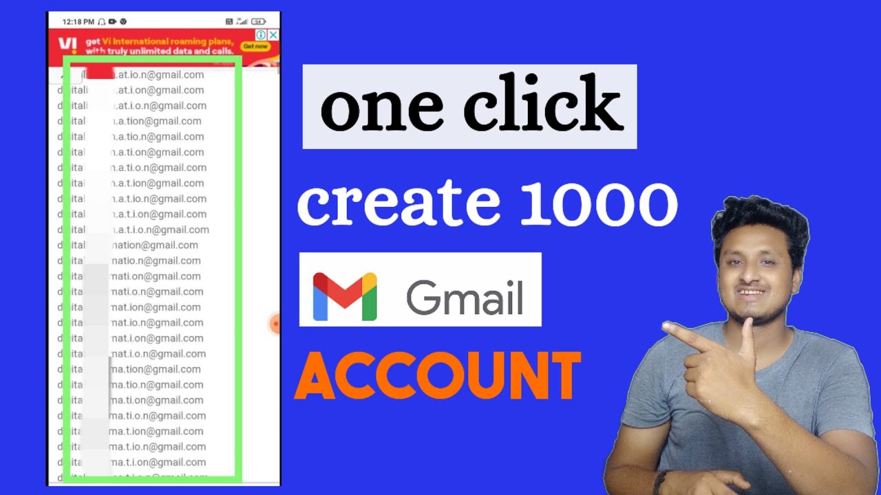 How to create unlimited gmail / how to create gmail account without phone number