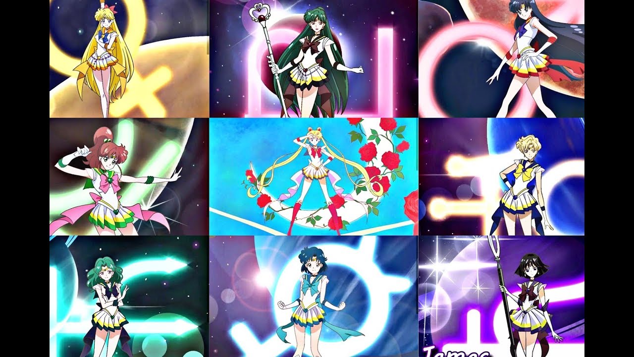 Sailor Moon Crystal - Super Sailor Senshi Transformation