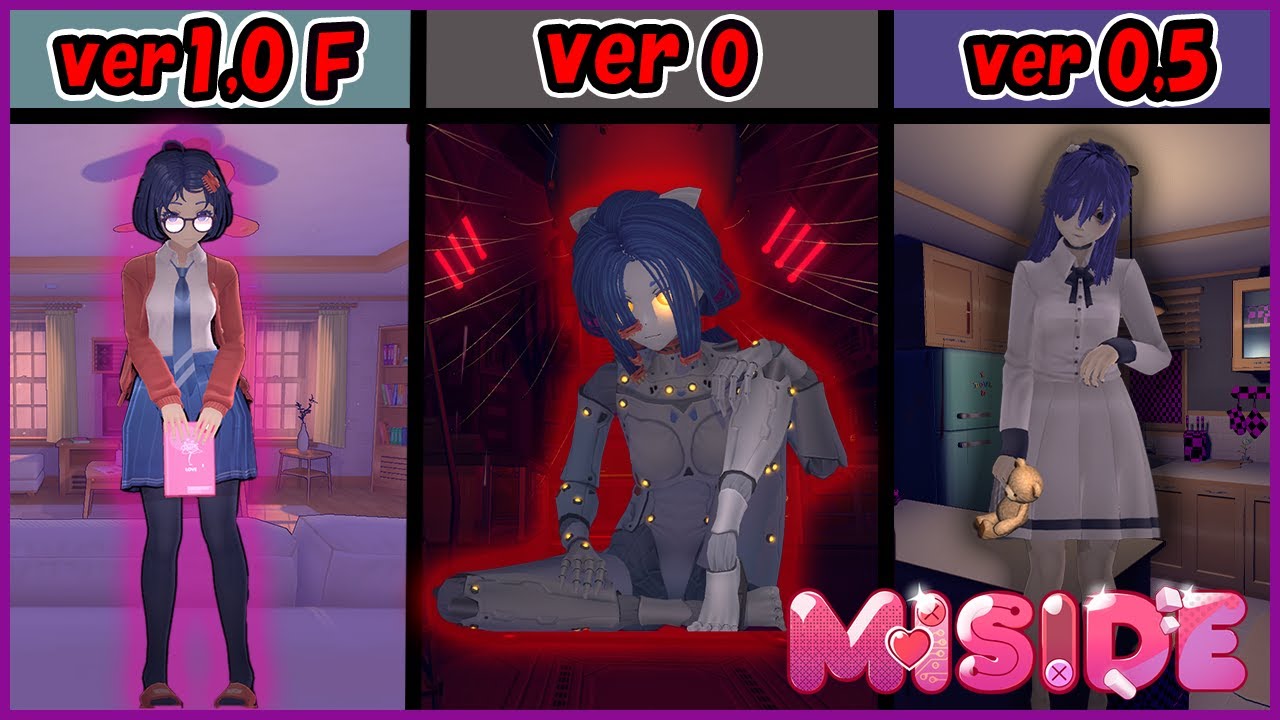 【MiSide：ミサイド】misideに登場するバージョンについてザックリ解説part３　#miside #ホラーゲーム#ミサイド