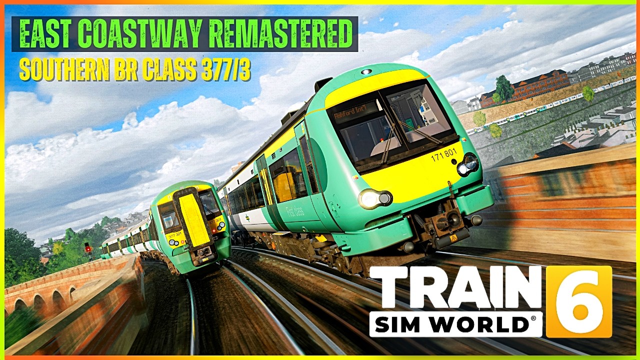 TSW6 | EAST COASTWAY REMASTERED: The Best Looking UK Route? (Class 377/3)