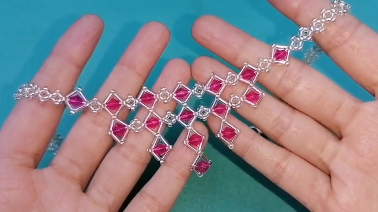 Very Easy To Make Beaded Necklace /How To Make Elegant Necklace With Beads /Jewelry Making Tutorials