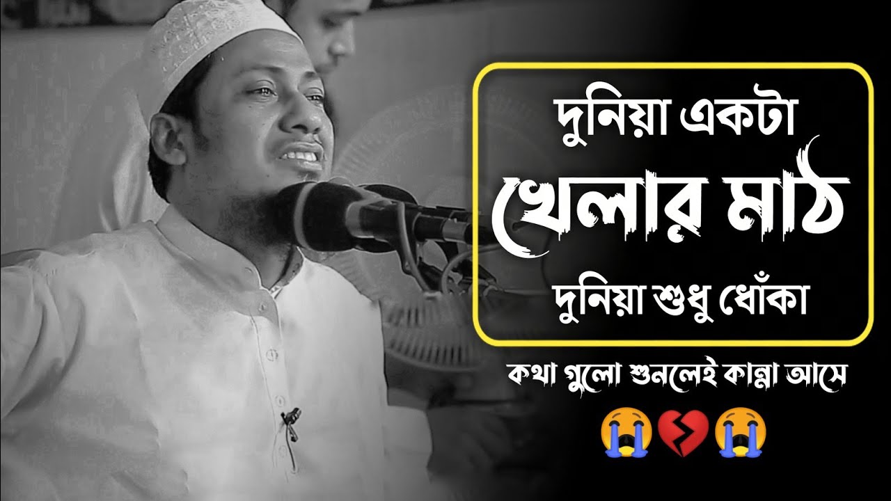 😭যুবক এই দুনিয়া একটা খেলার মাঠ দুনিয়া ধোঁকা।আনিসুর রহমান আশরাফি ওয়াজ।Anisur Rahman Asrafi New Waz