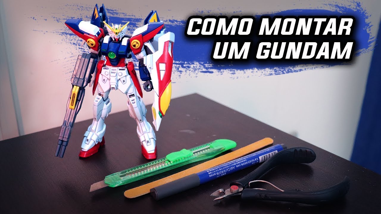 COMO MONTAR UM GUNDAM - Montagem, Ferramentas e Panel Lining