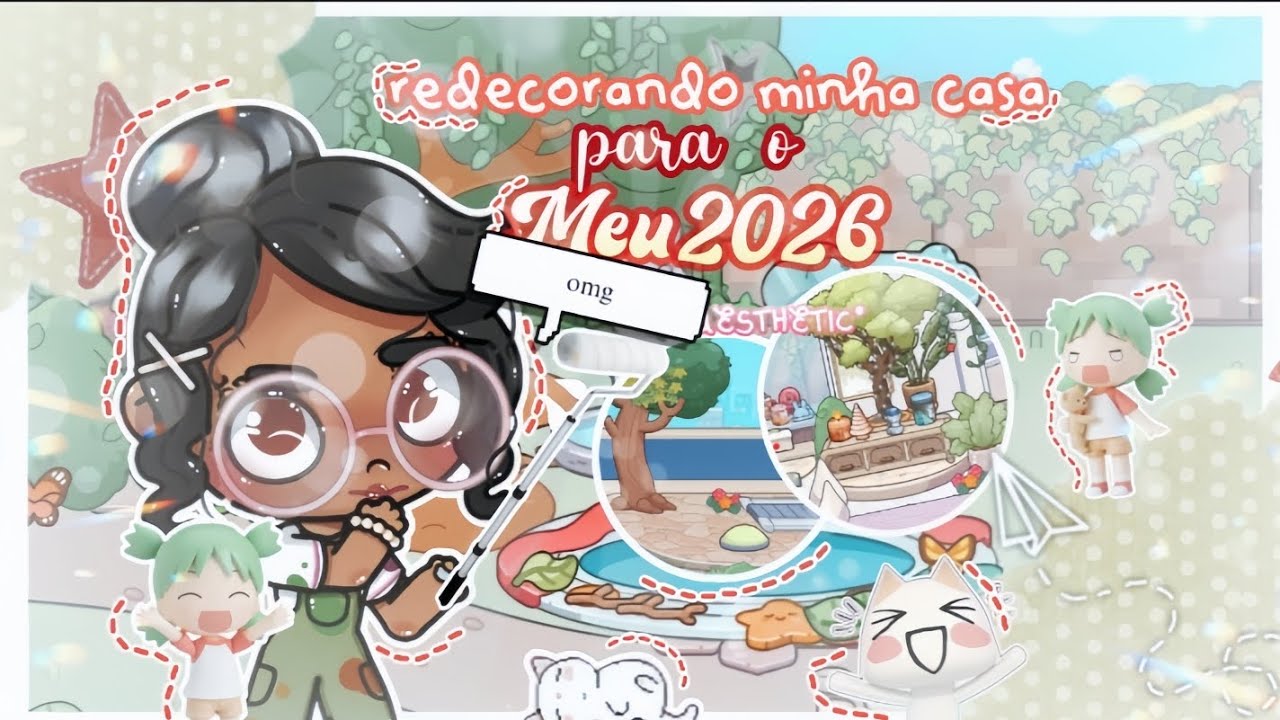 *AESTHETIC *redecorando minha casa para o 2026 🏠👩‍🔧||com voz 🔊||avatar world 