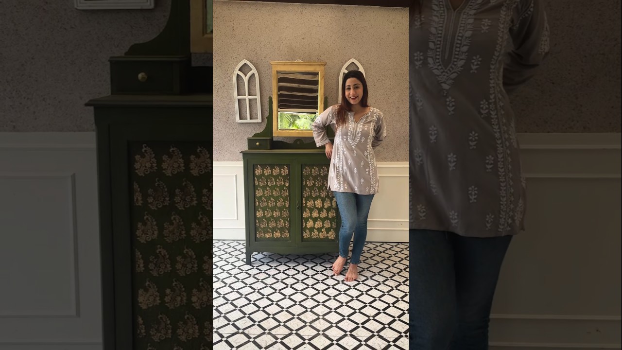 Giving an old dresser a complete makeover 😍 | Furniture transformation videos #shorts #diy