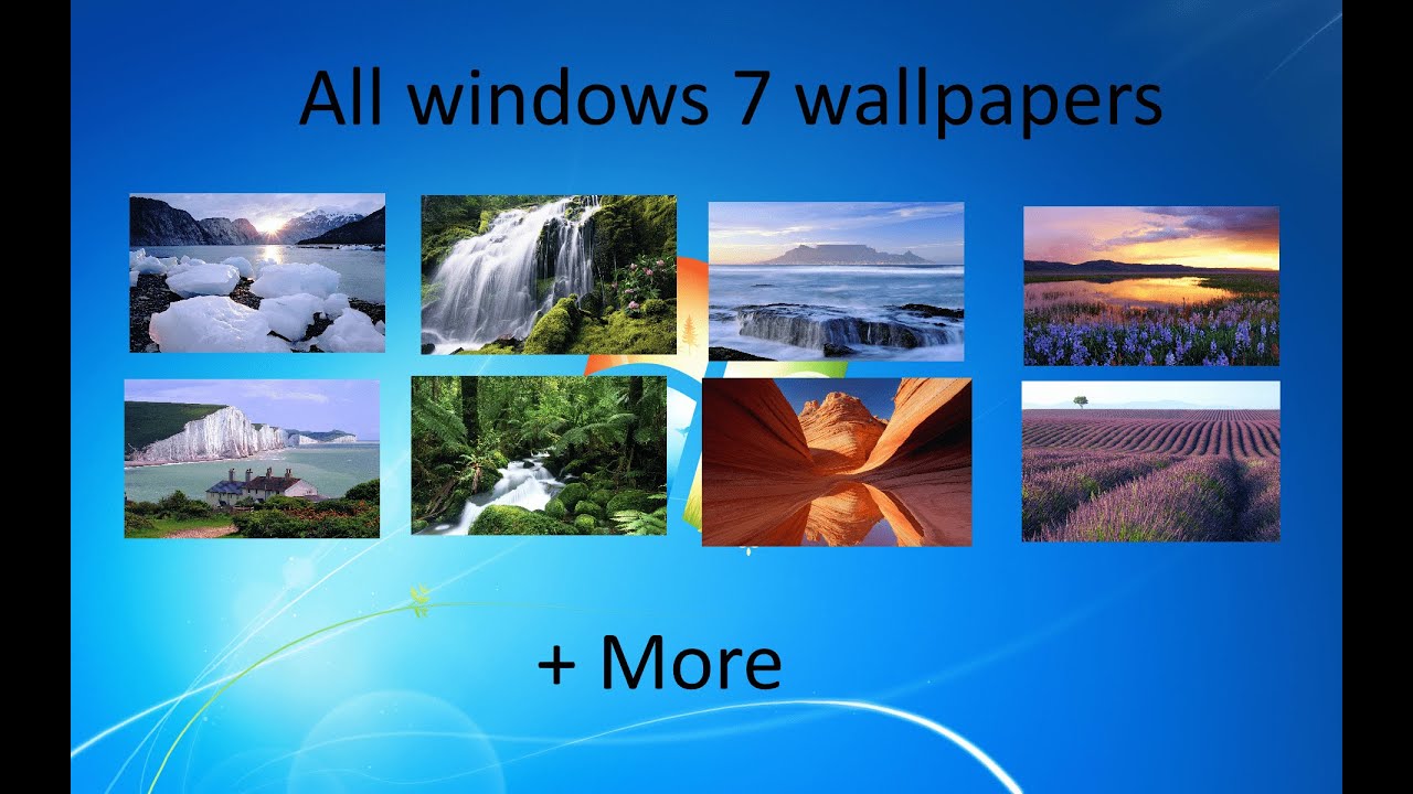 All windows 7 wallpapers (61 in total)
