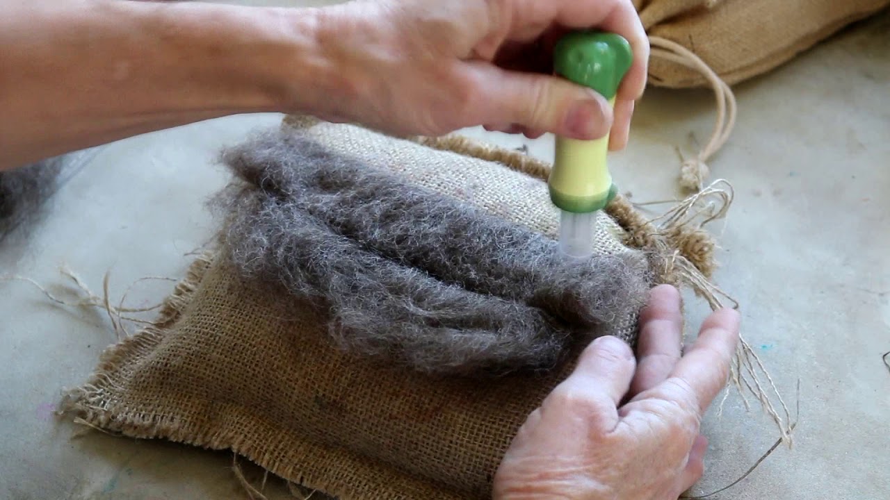Needle Felted Nest Tutorial by Sarafina Fiber Art